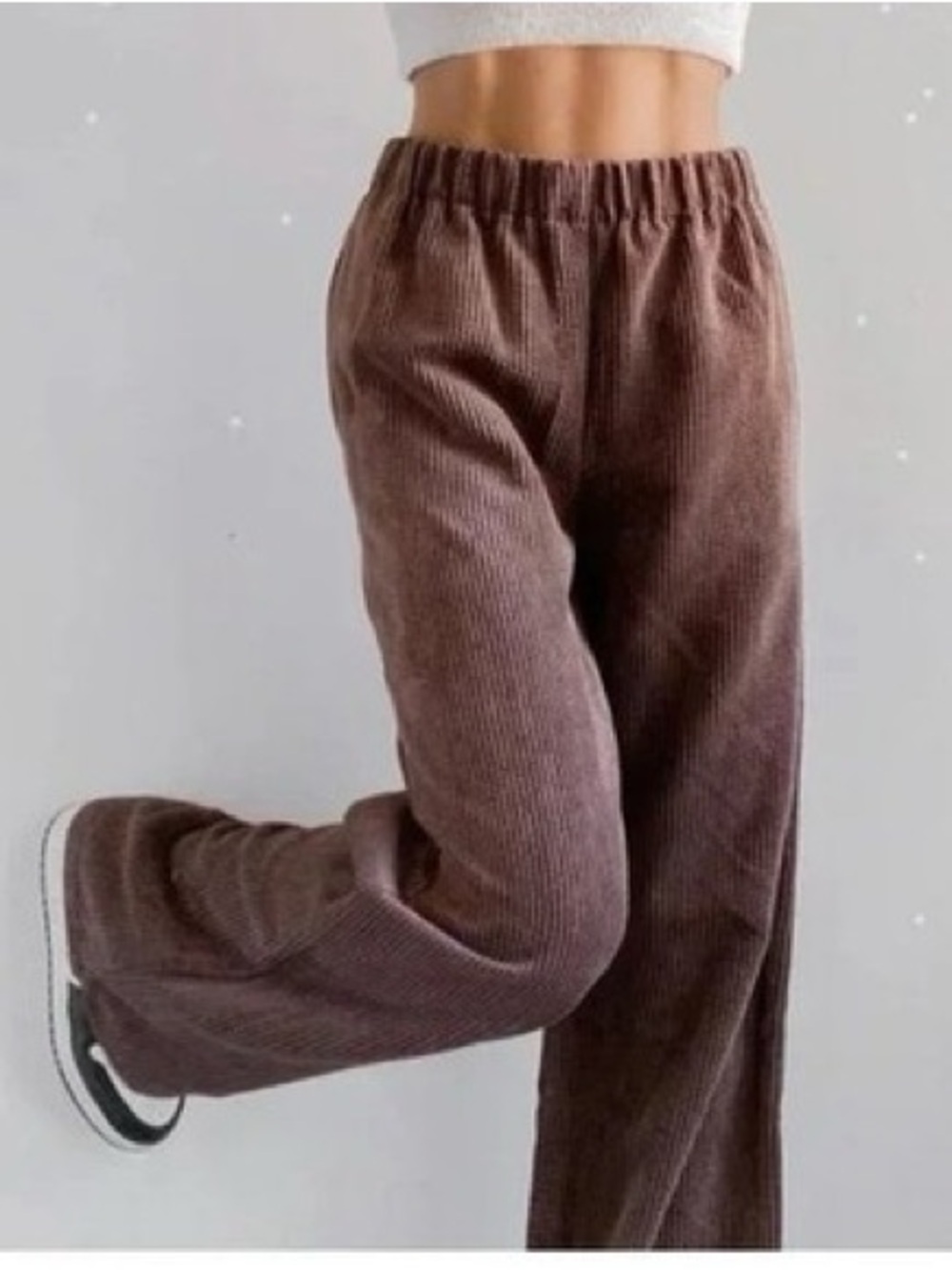 BDG Urban Outfitters Women’s Blaine Corduroy Puddle Pants Brown Size M